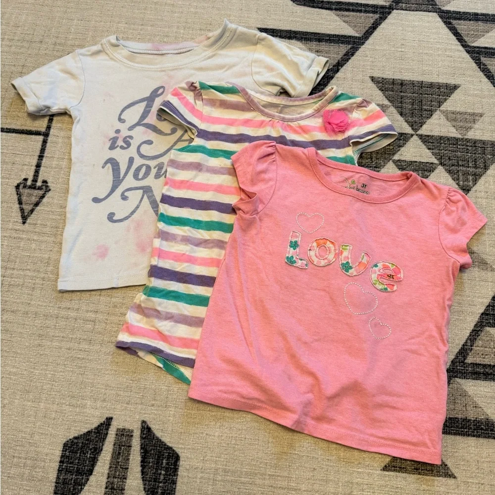 Love Shirt Bundle, 3T